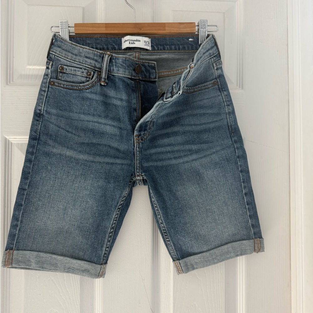 Abercrombie Kids Classic Blue Jean Shorts